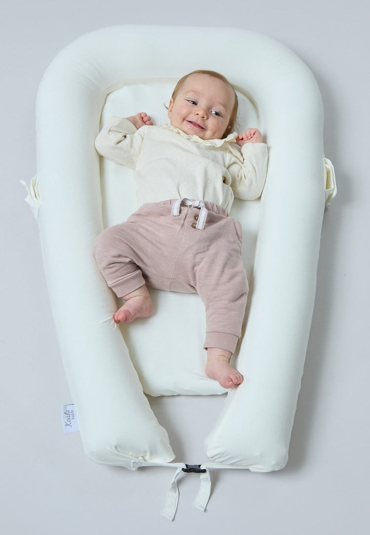Inflatable Baby Nest (White) & Carry Bag – The Cosy, Portable Spot for Your Little One