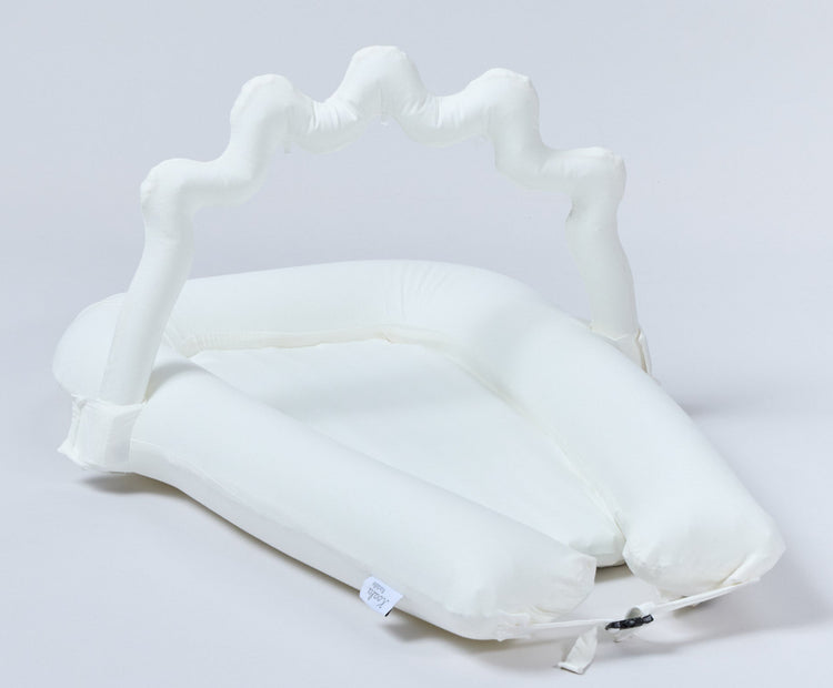 Inflatable Baby Nest (White) & Carry Bag – The Cosy, Portable Spot for Your Little One