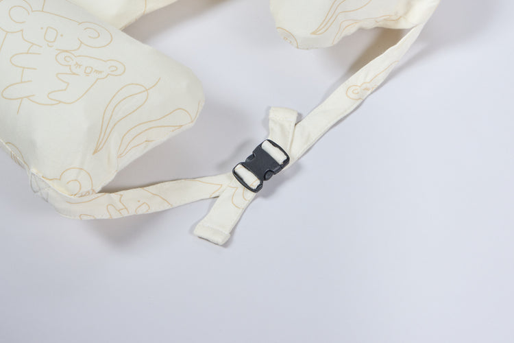 Inflatable Baby Nest (Koala Cream) & Carry Bag – The Cosy, Portable Spot for Your Little One