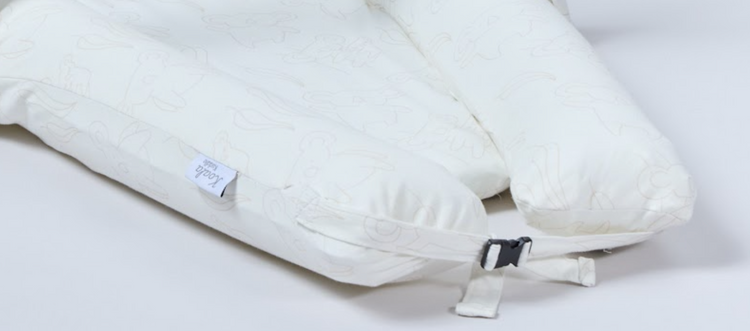 Inflatable Baby Nest (Koala White) & Carry Bag – The Cosy, Portable Spot for Your Little One